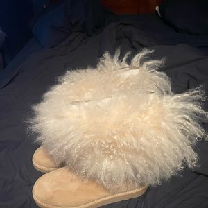 Real mongolian fur uggs